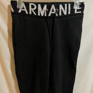 Armani Exchange Women's Black Sweat Pants Size XS Used Good Condition $25